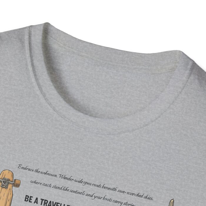 Be a traveller everywhere Unisex Softstyle T-Shirt - Image 15