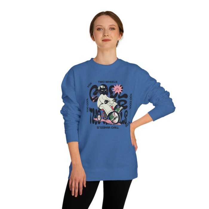 Too cool for two wheels Unisex Crew Neck Sweatshirt - Image 32