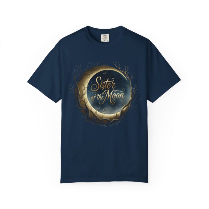 Moon Sister T-Shirt | Unisex Garment-Dyed Tee, Gift for Moon Lovers, Celestial Apparel, Astrology Shirt, Boho Fashion - Image 16