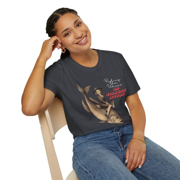 Whimsical Fishing Adventure T-Shirt | Fun Graphic Tee for Outdoorsy Types, Gift for Fishermen, Unisex T-Shirt, Casual Wear, Vintage Style - Image 49