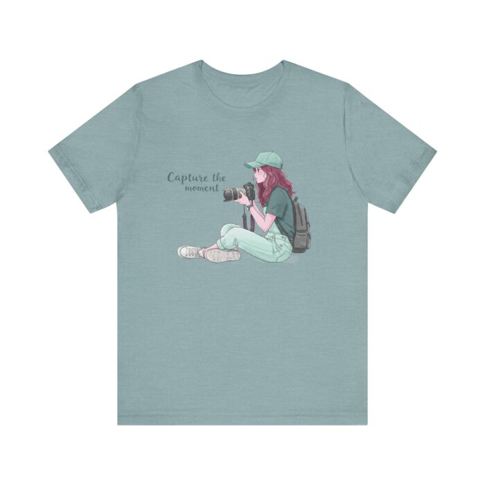 Photography Lover's Unisex Tee, Capture the Moment Shirt, Gifts for Photographers, Casual Wear, Photography Apparel, Creative Outfit - Image 2