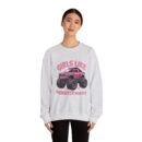 Girls like monster trucks Unisex Heavy Blend™ Crewneck Sweatshirt