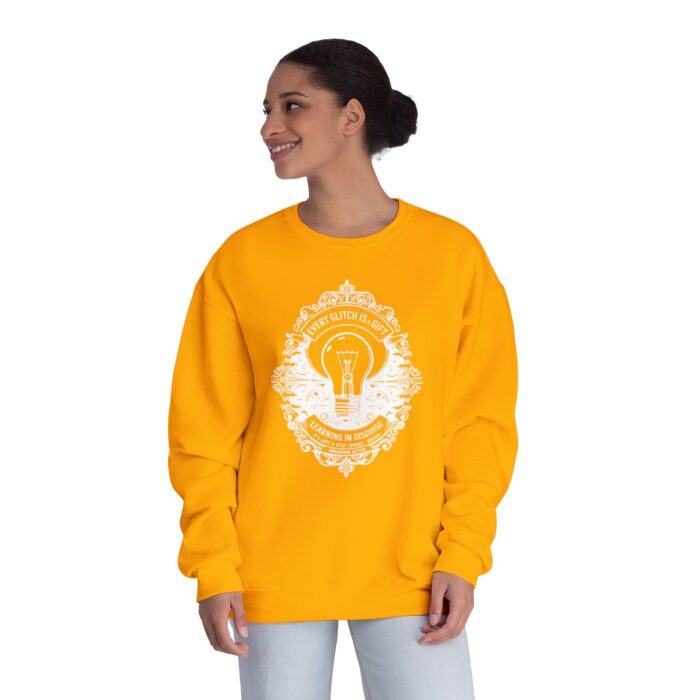 EVERY GLITCH IS A GIFT Unisex NuBlend® Crewneck Sweatshirt - Image 36