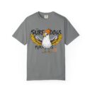 Surf Dogs Graphic T-Shirt for Animal Lovers - Unisex Garment-Dyed Tee