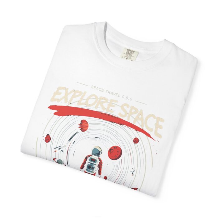 Explore Space Unisex Garment-Dyed T-Shirt | Adventure & Travel Theme - Image 11