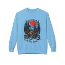Ride the wild roads Unisex Midweight Softstyle Fleece Crewneck Sweatshirt