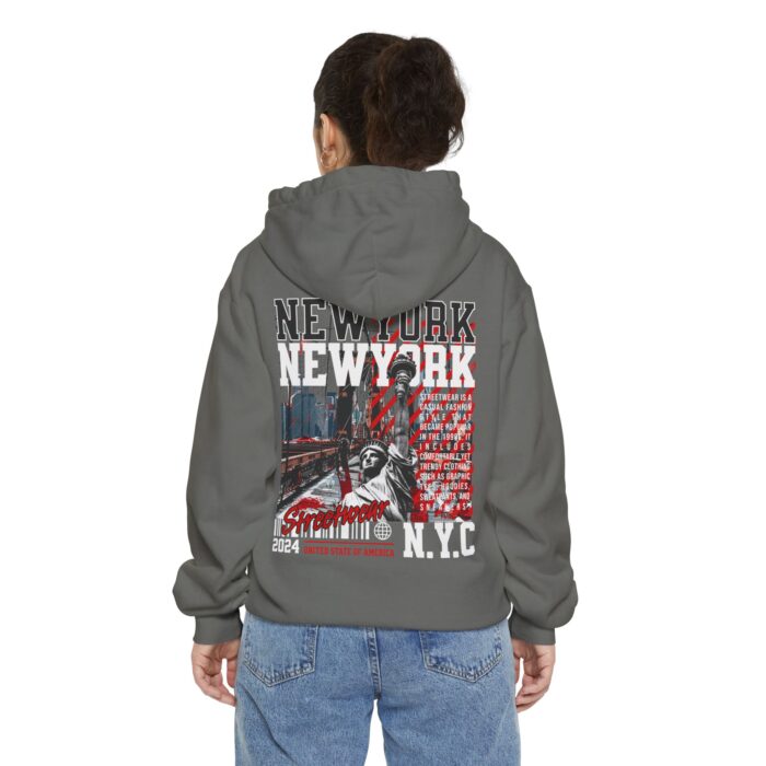 New York Streetwear Unisex Garment-Dyed Hoodie - Image 12