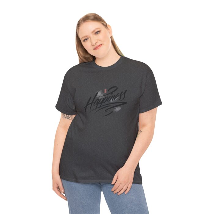 Happiness Unisex Heavy Cotton Tee - Comfortable Daily Wear - Image 19