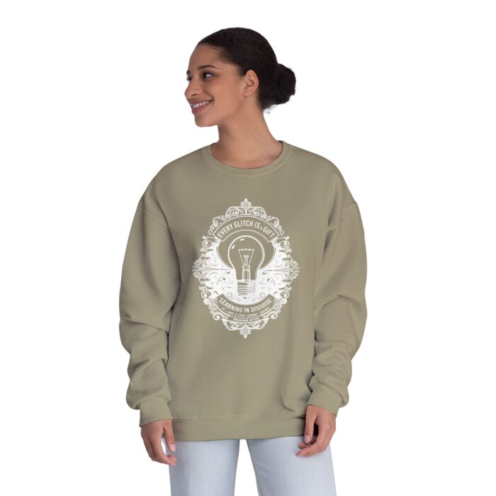 EVERY GLITCH IS A GIFT Unisex NuBlend® Crewneck Sweatshirt - Image 32