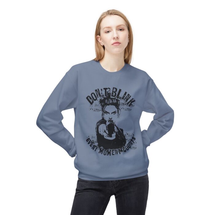 Don't Blink Unisex Midweight Softstyle Fleece Crewneck Sweatshirt - Image 11