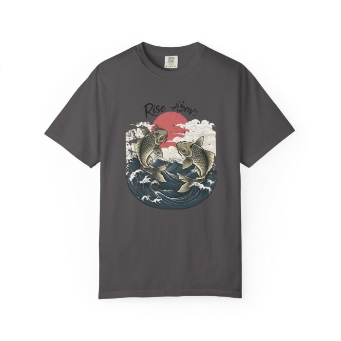 Rise above Unisex Garment-Dyed T-shirt - Image 37