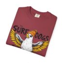 Surf Dogs Graphic T-Shirt for Animal Lovers - Unisex Garment-Dyed Tee