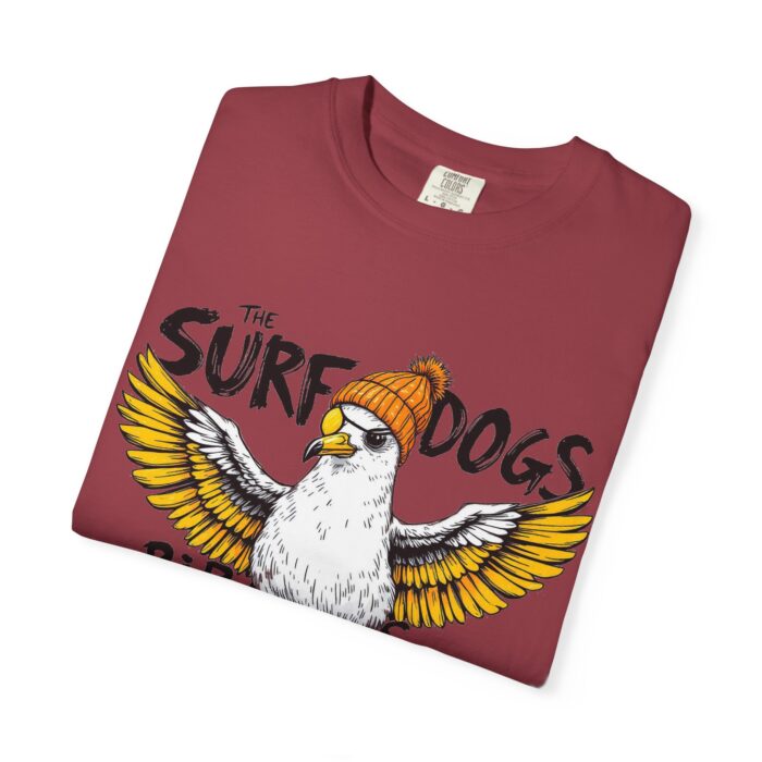 Surf Dogs Graphic T-Shirt for Animal Lovers - Unisex Garment-Dyed Tee - Image 48