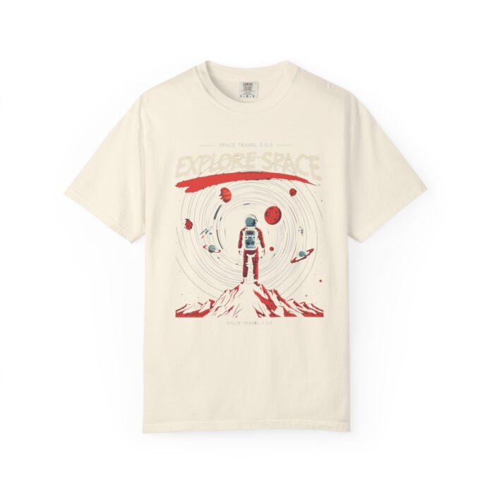 Explore Space Unisex Garment-Dyed T-Shirt | Adventure & Travel Theme - Image 21