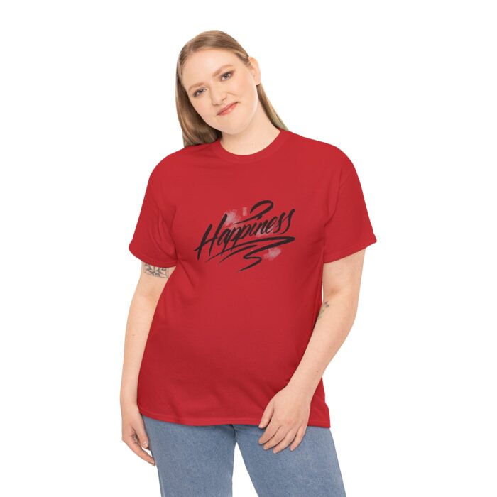 Happiness Unisex Heavy Cotton Tee - Comfortable Daily Wear - Image 27