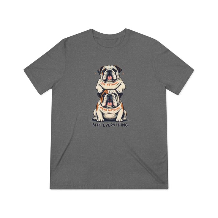 BITE EVERYTHING Unisex Triblend Tee - Image 25