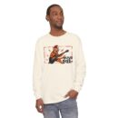 According to the will of God Rockin' Tiger Long Sleeve T-Shirt – Unisex Garment-Dyed Tee