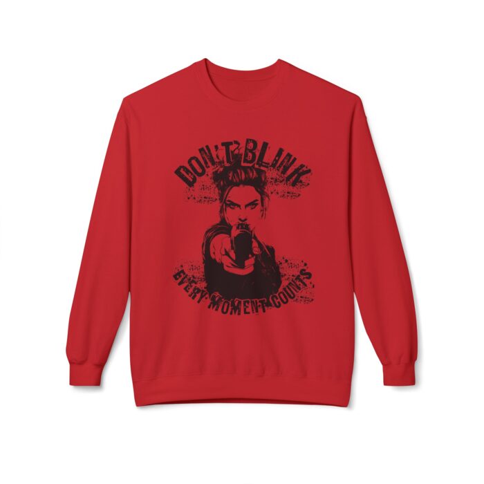 Don't Blink Unisex Midweight Softstyle Fleece Crewneck Sweatshirt - Image 53