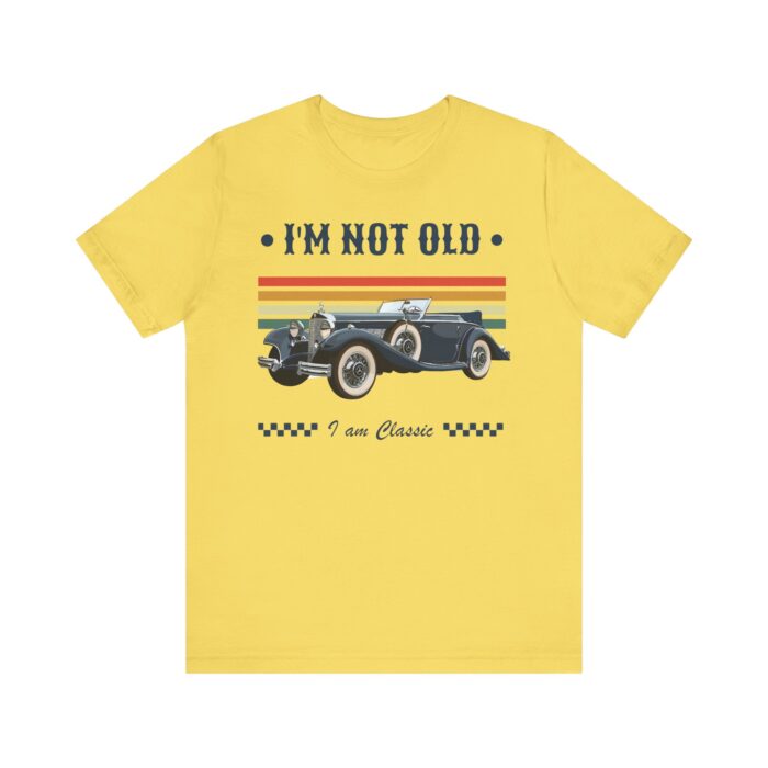 Vintage Car Tee - I'm Not Old, I'm Classic - Perfect for Car Enthusiasts, Retro Style, Gift for Birthdays, Father's Day, Casual Wear, [...] - Image 16