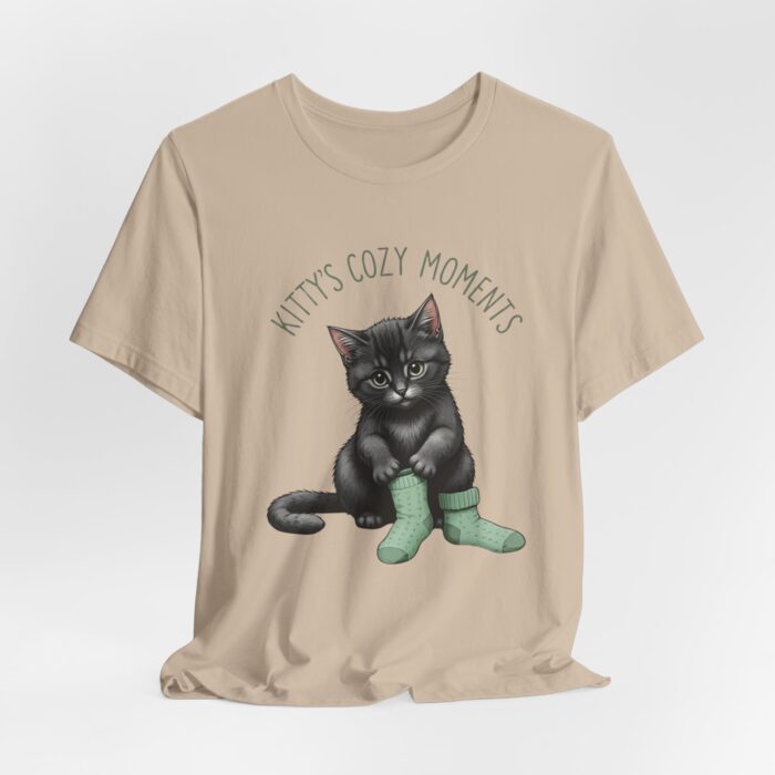 Cute Cat Jersey Tee - Kitty's Cozy Moments, Pet Lover Shirt, Gifts for Cat Owners, Animal Lover Apparel, Fun Cat Lover Tee - Image 41