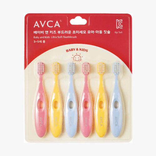 "meta_description": "AVCA Baby & Kids toothbrush ensures safe, gentle cleaning for ages 3-5. Hygienic bristles for healthy smiles.",