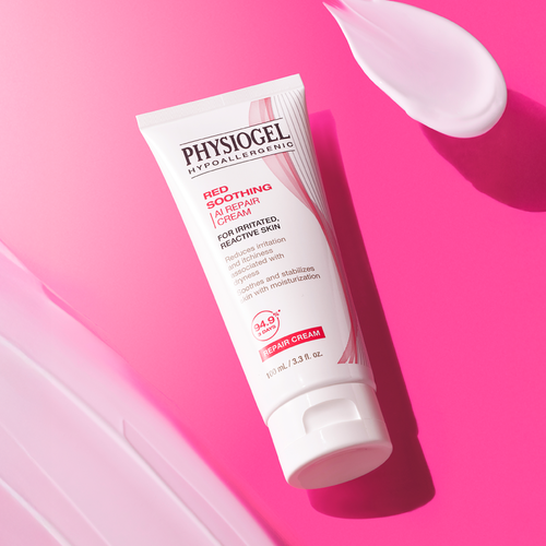 "meta_description": "Soothe and repair sensitive skin with PHYSIOGEL's Red Soothing Ai Repair Cream.",