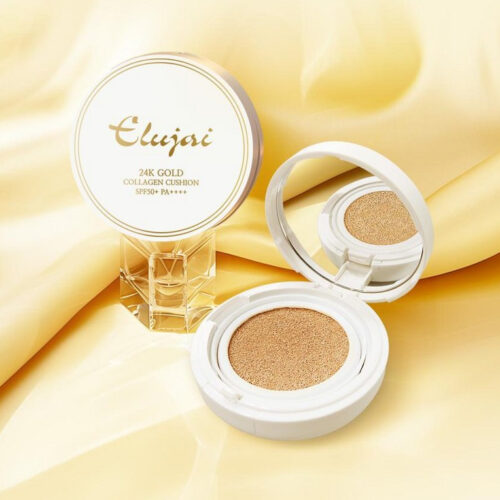"meta_description": "Discover Elujai 24K Gold Cushion for radiant skin with SPF50+ protection.",