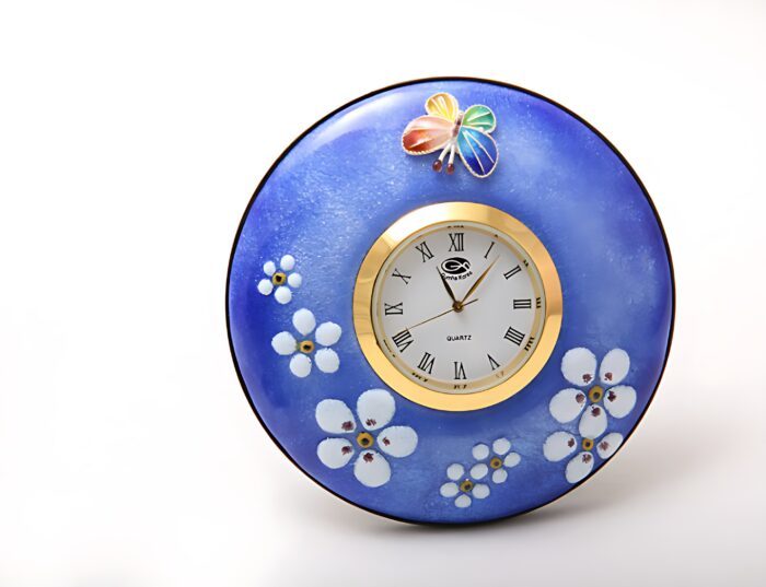 Star Gift Silver Cloisonné Butterfly Watch