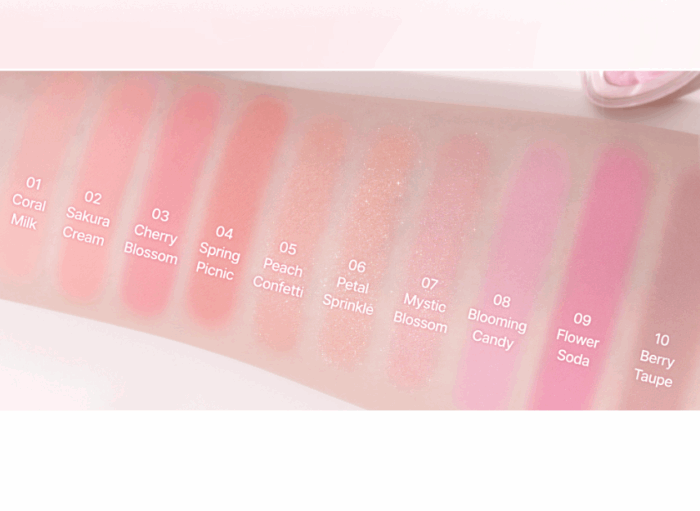 dasique Blooming Single Shadow 1.7g (Pink Blossom Collection) - Image 3