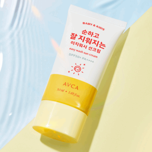 AVCA Baby & Kids Easy Wash Sun Cream SPF50+ PA++++ 50ml