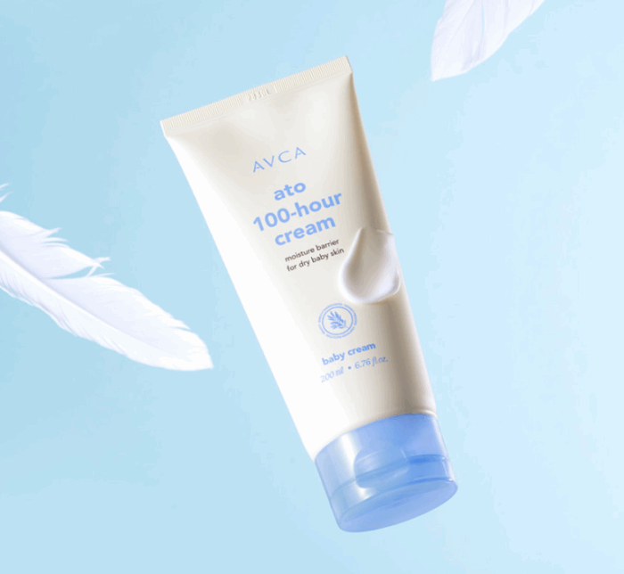 AVCA  Ato 100 Hour Cream Moisture Barrier for Dry Baby Skin 200ml - Image 2