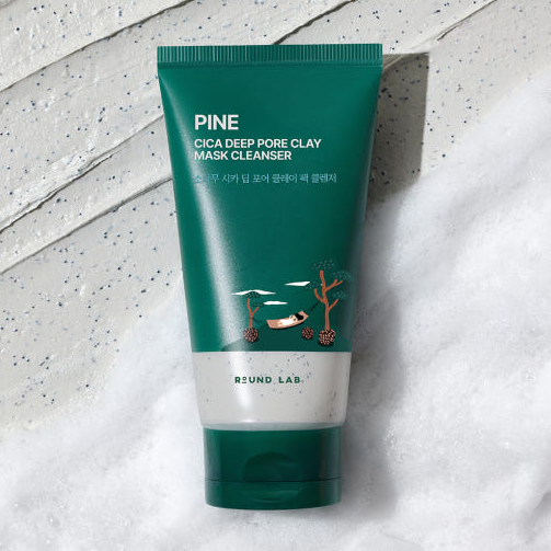 ROUND LAB Pine Cica Deep Pore Clay Mask Cleanser 150ml - Cleanser & Exfoliator
