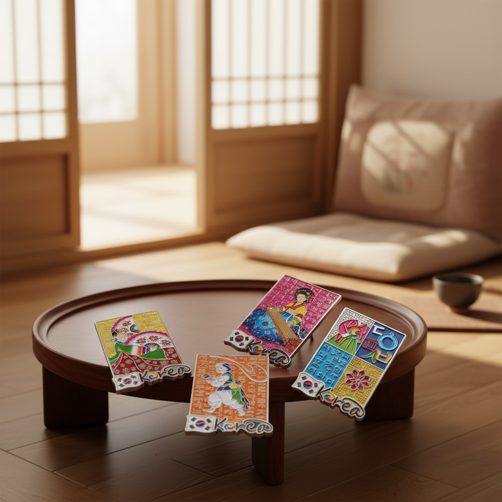 Korean Traditional Magnet Set – 4 Pieces - Life Products - View 4