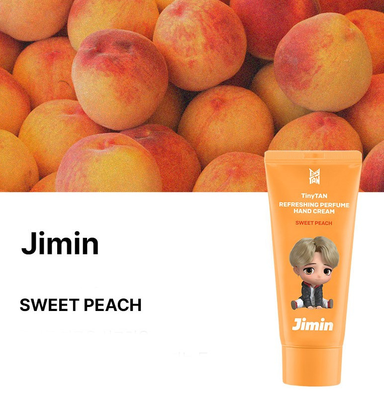 Monami TinyTAN Perfume Hand Cream – Jimin (Sweet Peach) - Bath & Body & Hands