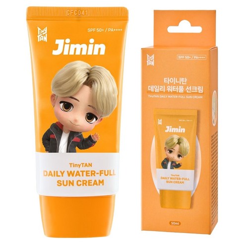 Monami BTS TinyTAN Daily Waterful Sun Cream SPF50+ PA++++ 50ml -Jimin