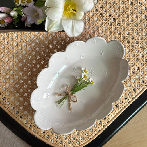 NASLU Wildflower Oval Plate