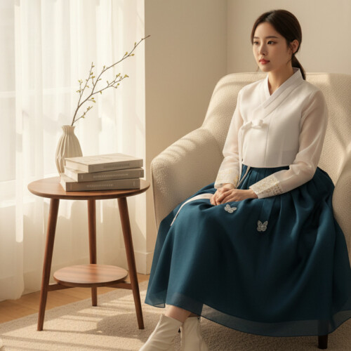 Butterfly Embroidery Skirt