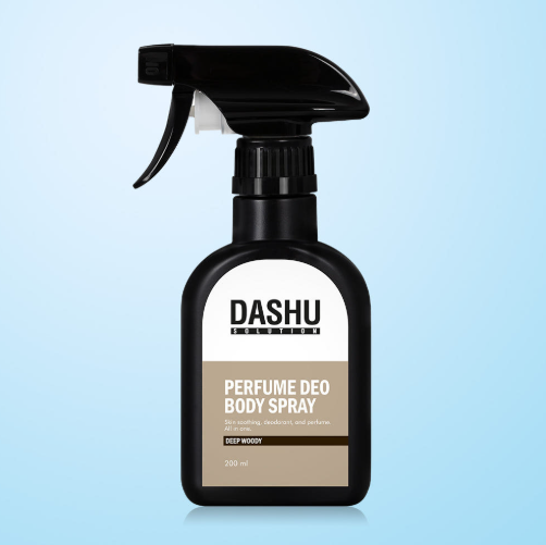 DASHU Solution Deo Body Spray Deep Woody 200ml - Image 2