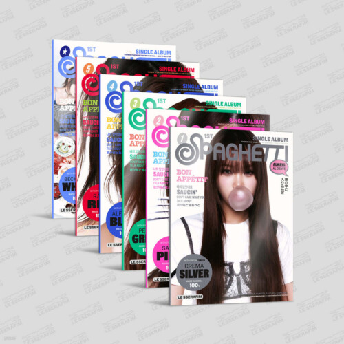 LE SSERAFIM – 1st Single Album ‘SPAGHETTI’ [COMPACT ver.] [Random 1 out of 6 Versions]