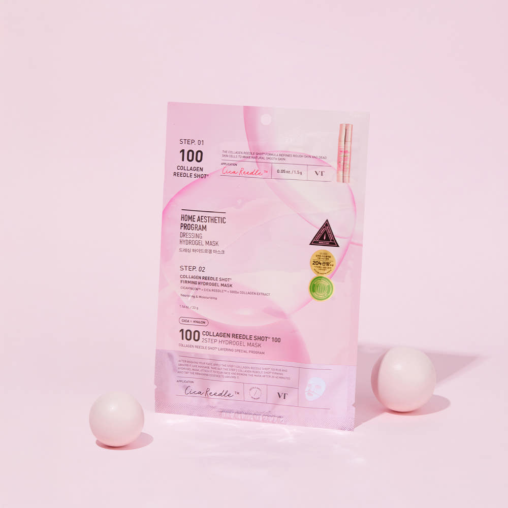 VT COSMETICS Collagen Reedle Shot 100 2 Step Mask