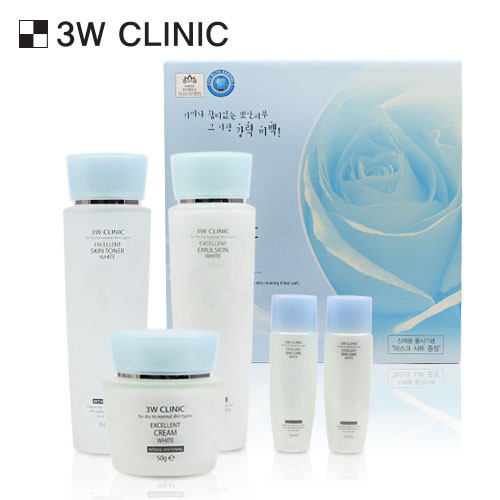 3W CLINIC Excellent White Skin Care set
