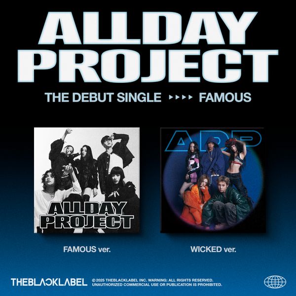 ALLDAY PROJECT - The Debut Single Album FAMOUS [1 of 2 types randomly sent]