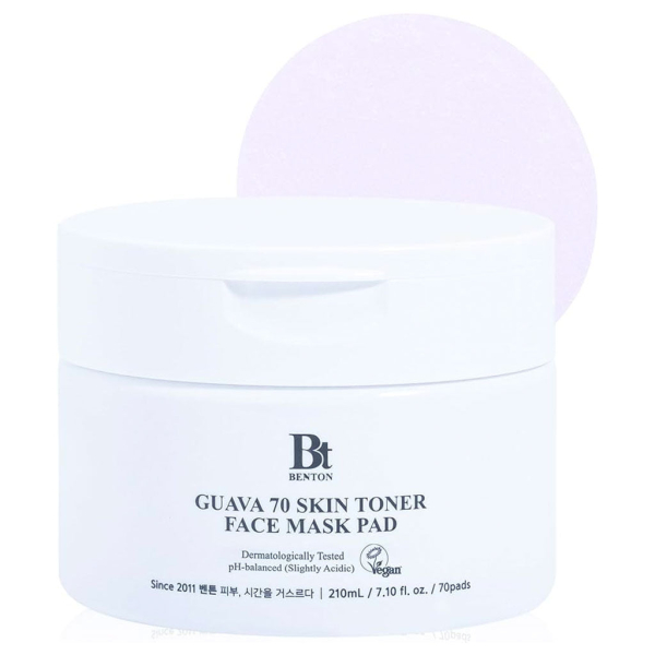 BENTON Guava 70 Skin Toner Face Mask Pad 210ml 70 pads