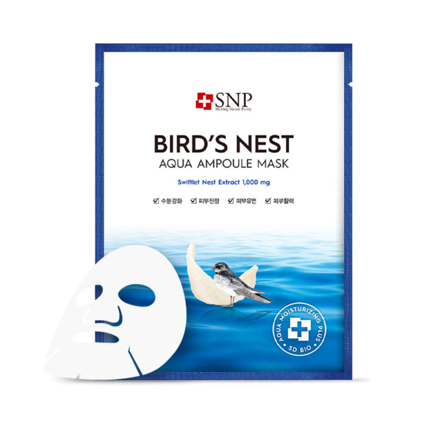 SNP Birds Nest Aqua Ampoule Mask