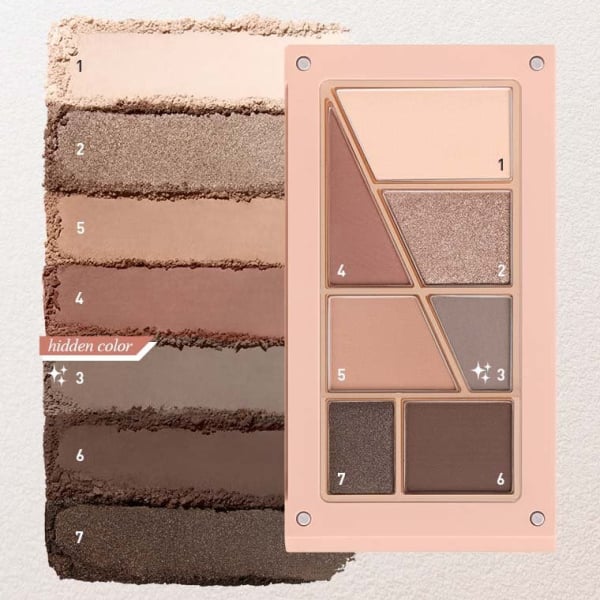 3CE Layer It All Eye Palette 05 Nutty Brown
