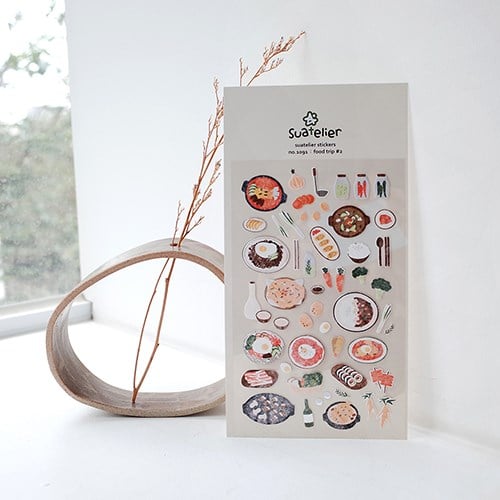 SUATELIER Food Trip #2 Stickers