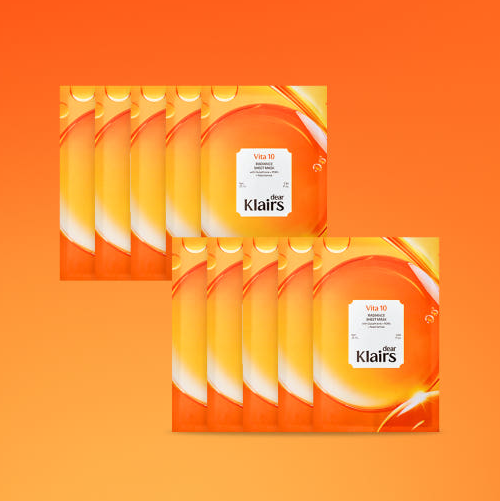 KLAIRS Vita 10 Radiance Sheet Mask 10sheets*25ml