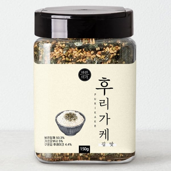 Barun Meegak Furikake Rice Seasoning Seaweed Flavor 150g