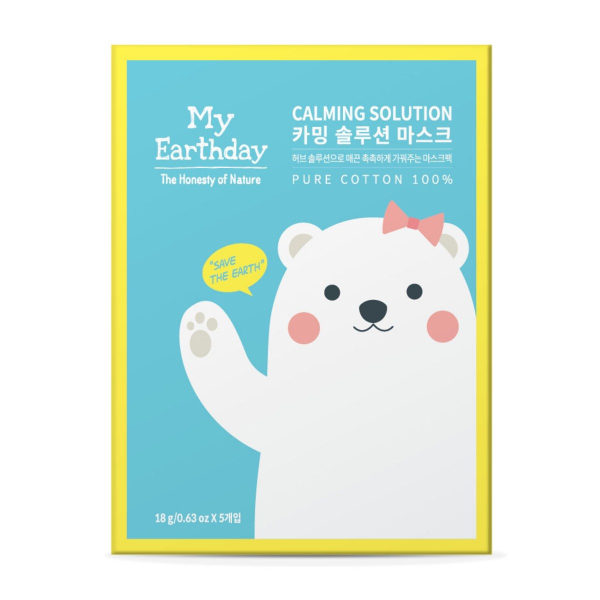 MY EARTHSDAY Calming Solution Mask Pack 18g x 5 Sheets