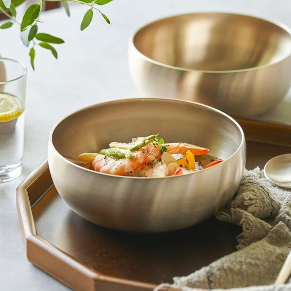 Gwangmyeong Yugi Bangjja Brass Noodle Bowl